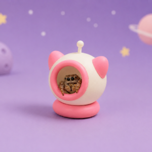 Escondite de astronauta para arañas saltarinas – Rosa pastel